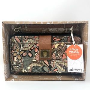 Sakroots Spirit Desert Smartphone Wristlet Wallet
